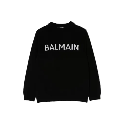 BALMAIN Черный Kids Свитеры