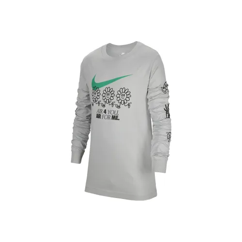 nike Серый Kids T-рубашки
