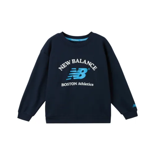 New Balance Свитшот NB Темно-синий для детей 3-7 лет
