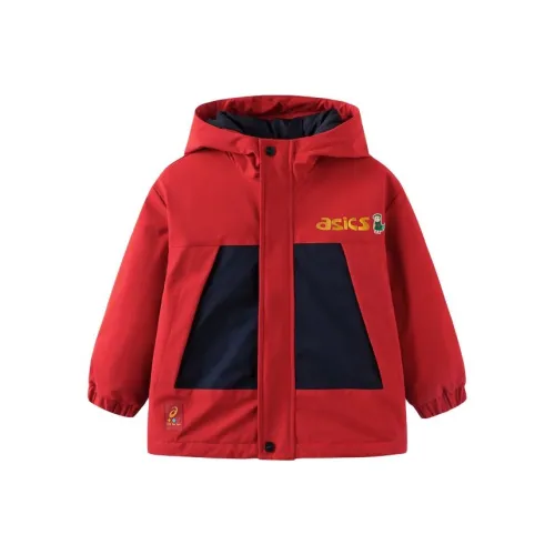 Asics x YISHUJIA LIANMINGKUAN Хлопковый пуховик Темно-синий Children Возраст 3-7 лет