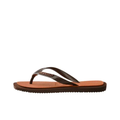 Havaianas Резиновая подошва устойчивая к истиранию шлепанцы женские коричневый