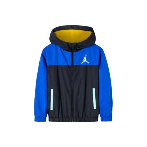 Джордан Куртки и Пальто Синий Детский