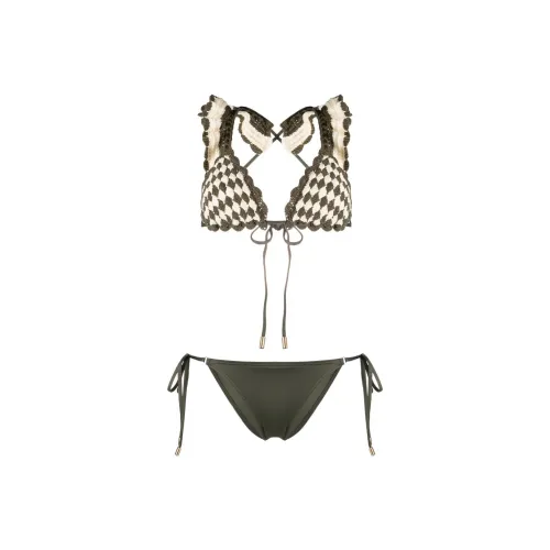 Zimmermann Темно-зеленый Женские Бикини