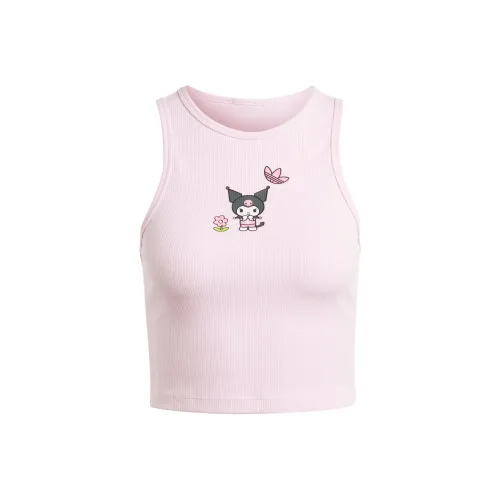 Adidas Originals x Hello Kitty Kuromi Майка Спорт Жилет Женские Прозрачный Розовый