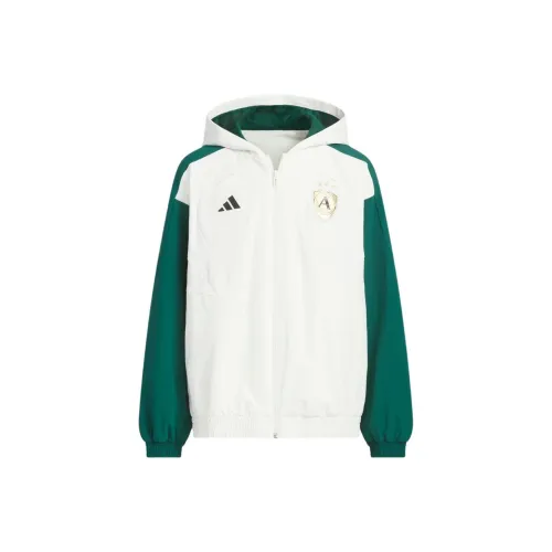 Adidas Нефритовый белый Унисекс Куртки