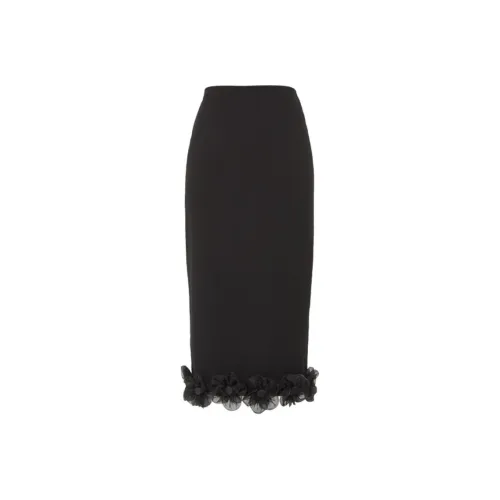 CatPunch Повседневный Длинный Юбка Женские Черный