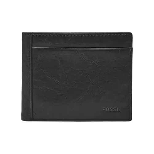 FOSSIL Кожа Кошелек Мужской Черный