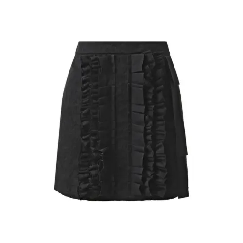 MSGM Повседневные короткие юбки Женские Черный