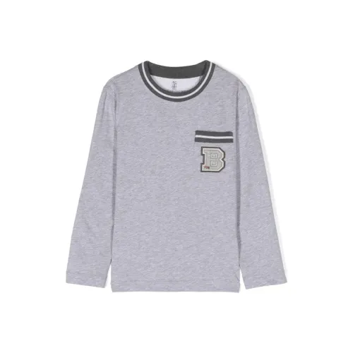 Brunello Cucinelli Серые Детские Рубашки
