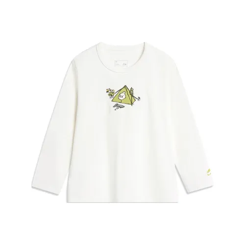 LINING YOUNG Sports Life Collection T-Shirt Айвори Детский