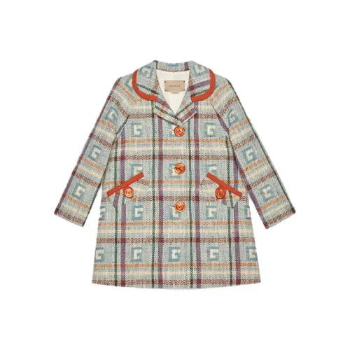 GUCCI Многоцветное Kids Шерстяное пальто