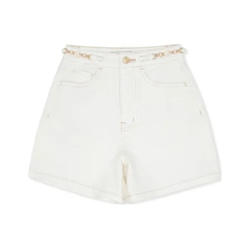GUESS Джинсовые шорты Женские Белые