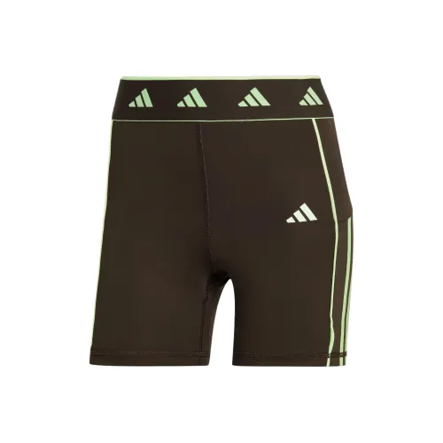 Adidas HYPERGLAM Цвет POP 5 Дюйм Леггинсы Спортивные шорты Женские Тень Оливковый