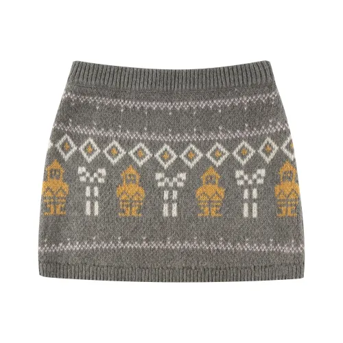 WORKSOUT Повседневные короткие юбки женские серые