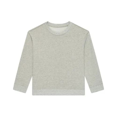 Nice Rice Свободный крой Круглый вырез Пуловер Модный Удобный Однотонный Дети Возраст 3-7 лет