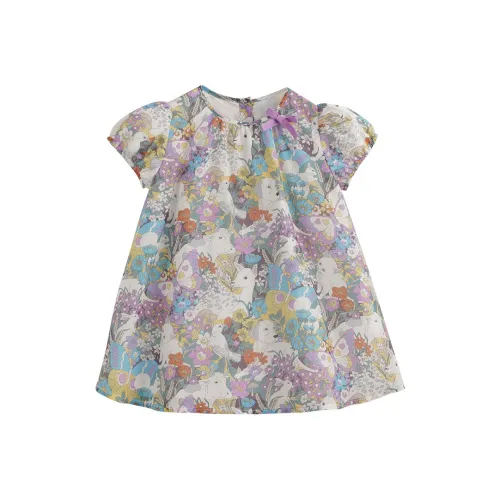 MARC JANIE Детское платье Animals In Flowers