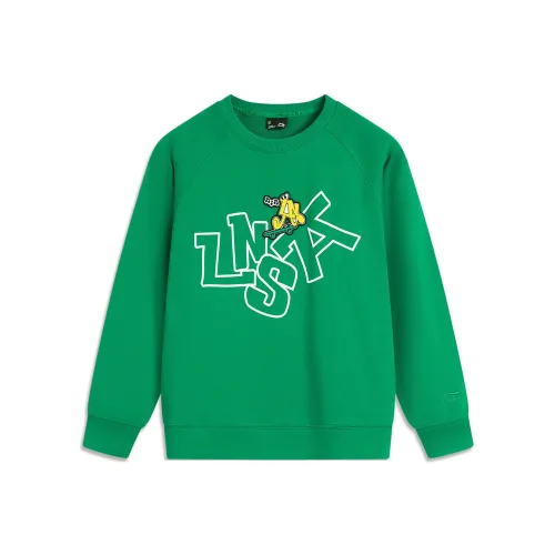 LINING YOUNG Толстовка Strait Зеленый Подростки