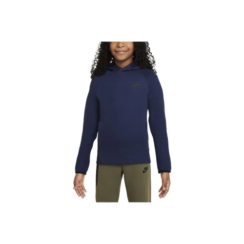 Nike Sportswear Tech Fleece Толстовка Детская Морской Синий