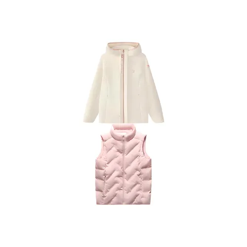 FILA KIDS FW24 Down Jacket DIVERSE Pink Teenagers