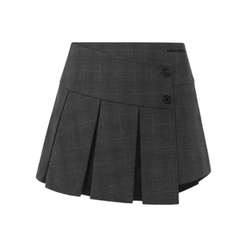 Ann Andelman Повседневные короткие юбки Женские Темно-серый