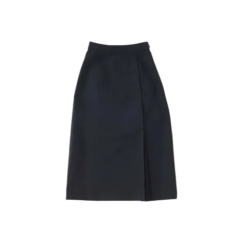 New Balance совместный бренд Повседневная длинная юбка Женская Черная