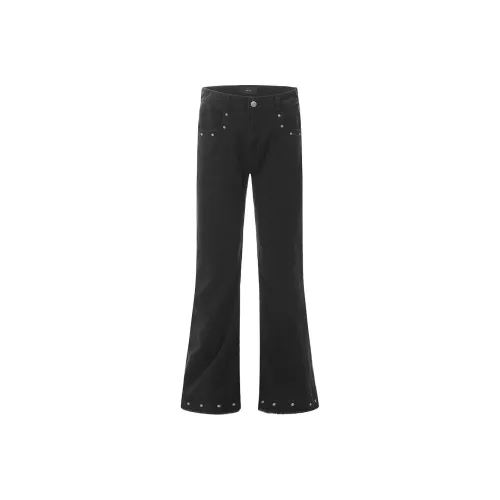 M JEANS STUDIOS 7 Черные Унисекс Джинсы