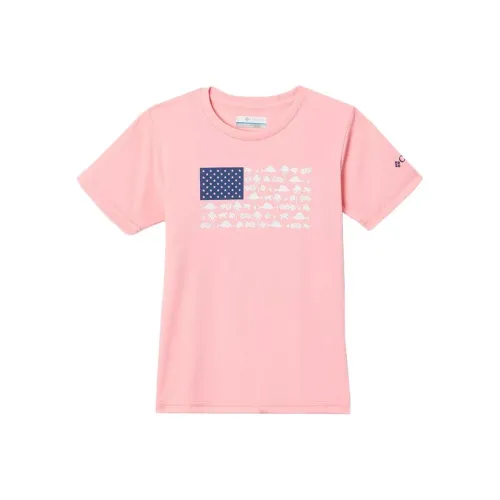 Columbia Розовый Kids Т-рубашки