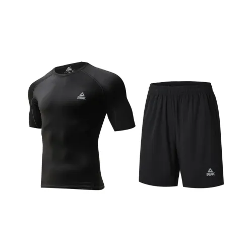 PEAK Бег Одежда Наборы Унисекс Черный