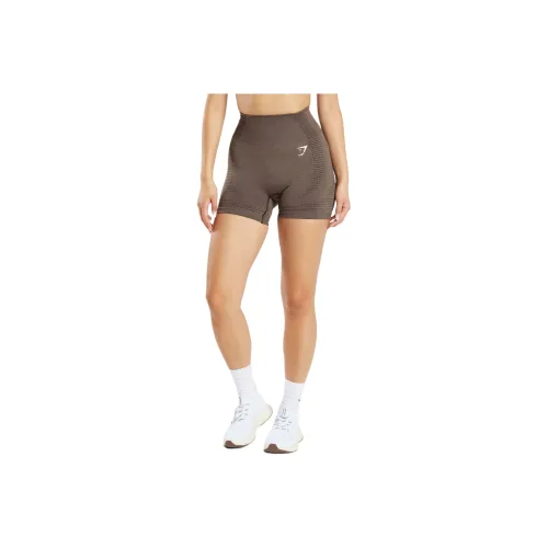 GYMSHARK Коричневый Marlstone Женские Спортивные шорты