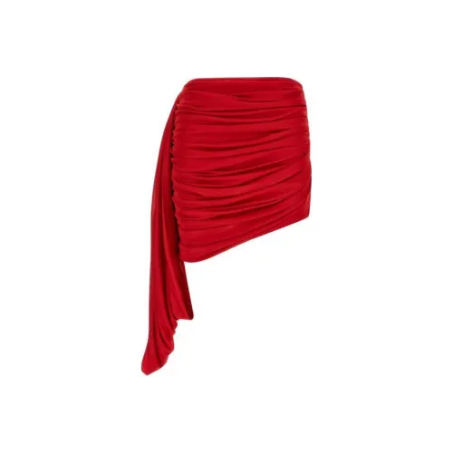 Adamo Повседневные короткие юбки Женские Red