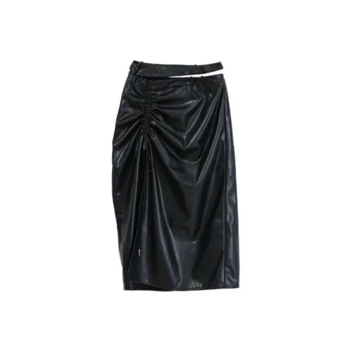 Metamorphosis Повседневный Длинный Юбка Женские Черный