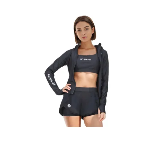 TOSWIM Двухкомпонентный купальник женский черный