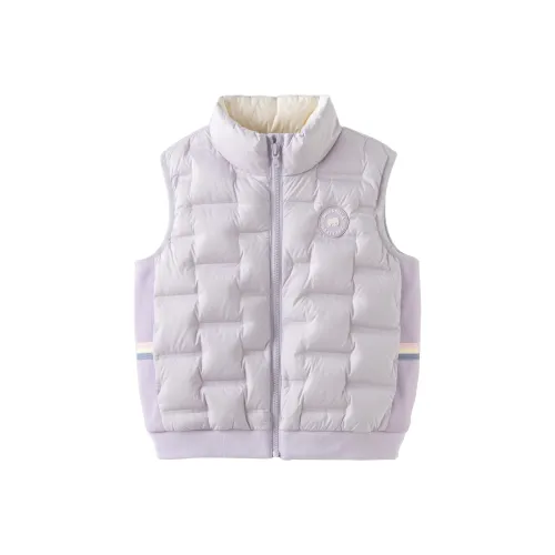 DAVE BELLA Down Vest Light Purple Black Baby