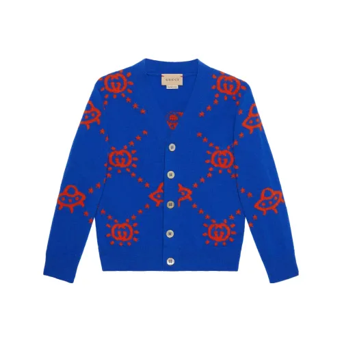 GUCCI Синий Kids Свитеры
