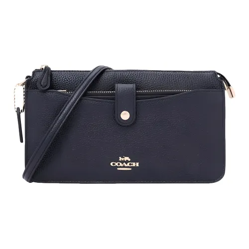 COACH NOA Коровья кожа 3 в 1 Сумка через плечо Сумка Маленькая женская Черная