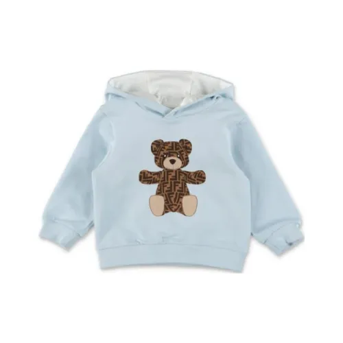 FENDI Светло-синий Детские Свитшоты
