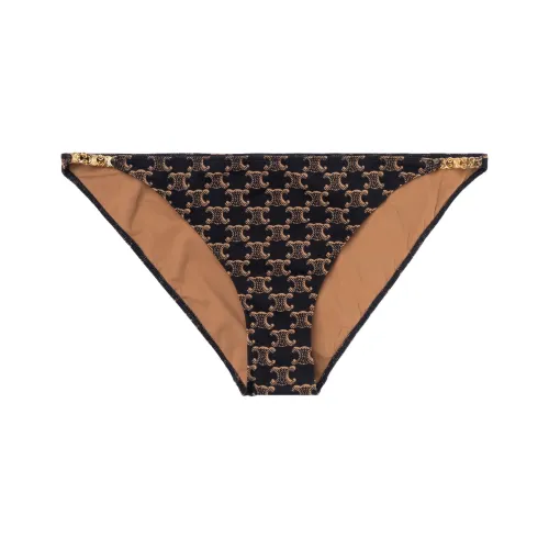 CELINE SS23 Плавательные шорты Женские Коричневый