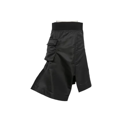 sacai Черная Женская Повседневная Длинная Юбка