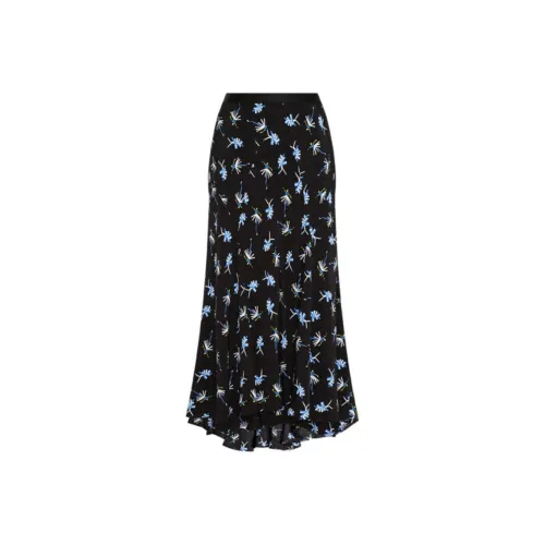 DVF Diane Von Furstenberg Повседневный Длинный Юбка Женские Черный