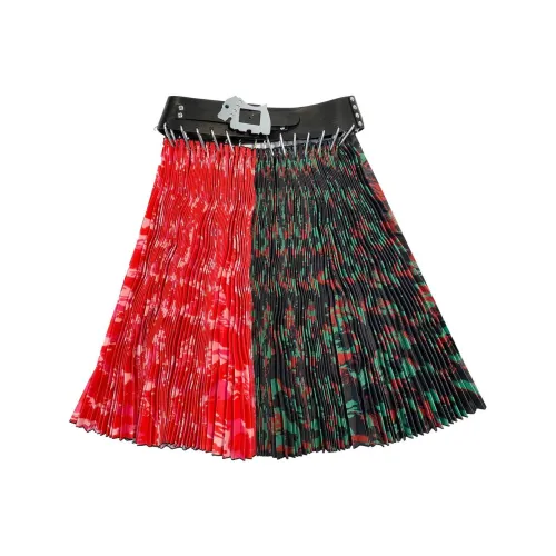 CHOPOVA LOWENA FW24 Повседневные короткие юбки Женские Красный зеленый