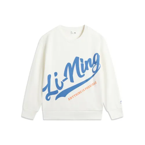 LINING YOUNG Толстовка Sports Life Collection Айвори Подростки