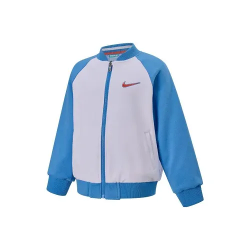 Nike Куртка Синий Серый Детская Возраст 3-7 Лет