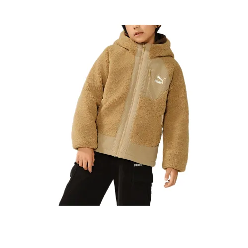 PUMA Хлопковый пуховик Sportstyle Series Песочный хаки 50401 Для детей 3-7 лет