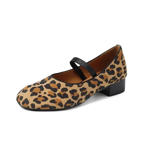 Gredio Повседневная обувь 3,5 см Женская с леопардовым принтом