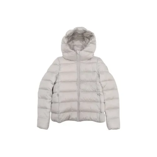 SAVE THE DUCK Хлопковый пуховик Ecru Детский