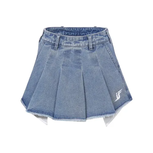 Guuka Hero Джинсовые короткие юбки Женские Blue