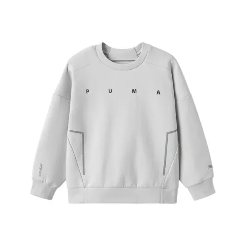 PUMA Свитшот Светло-Серый Подростки