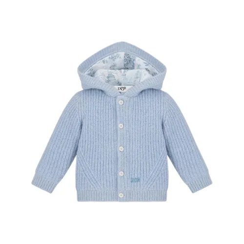 DIOR Куртки Пальто Малыш С капюшоном Кардиган Синий Infant And Toddler