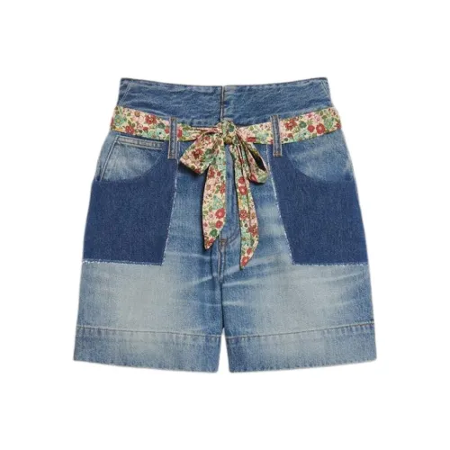 Sandro Джинсовые шорты Женские Blue