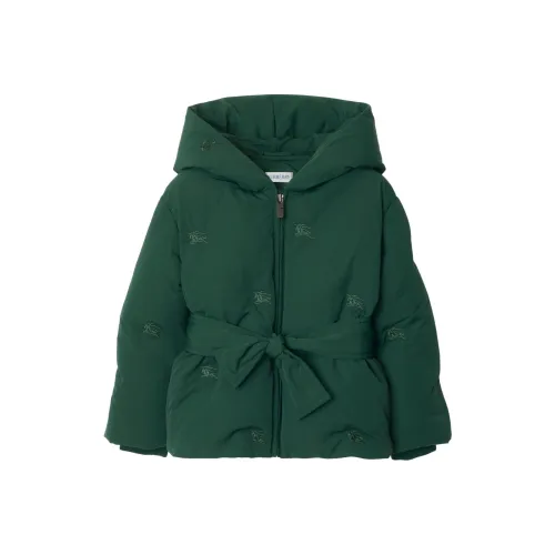 Burberry Пуховик FW24 Темно-зеленый Детский